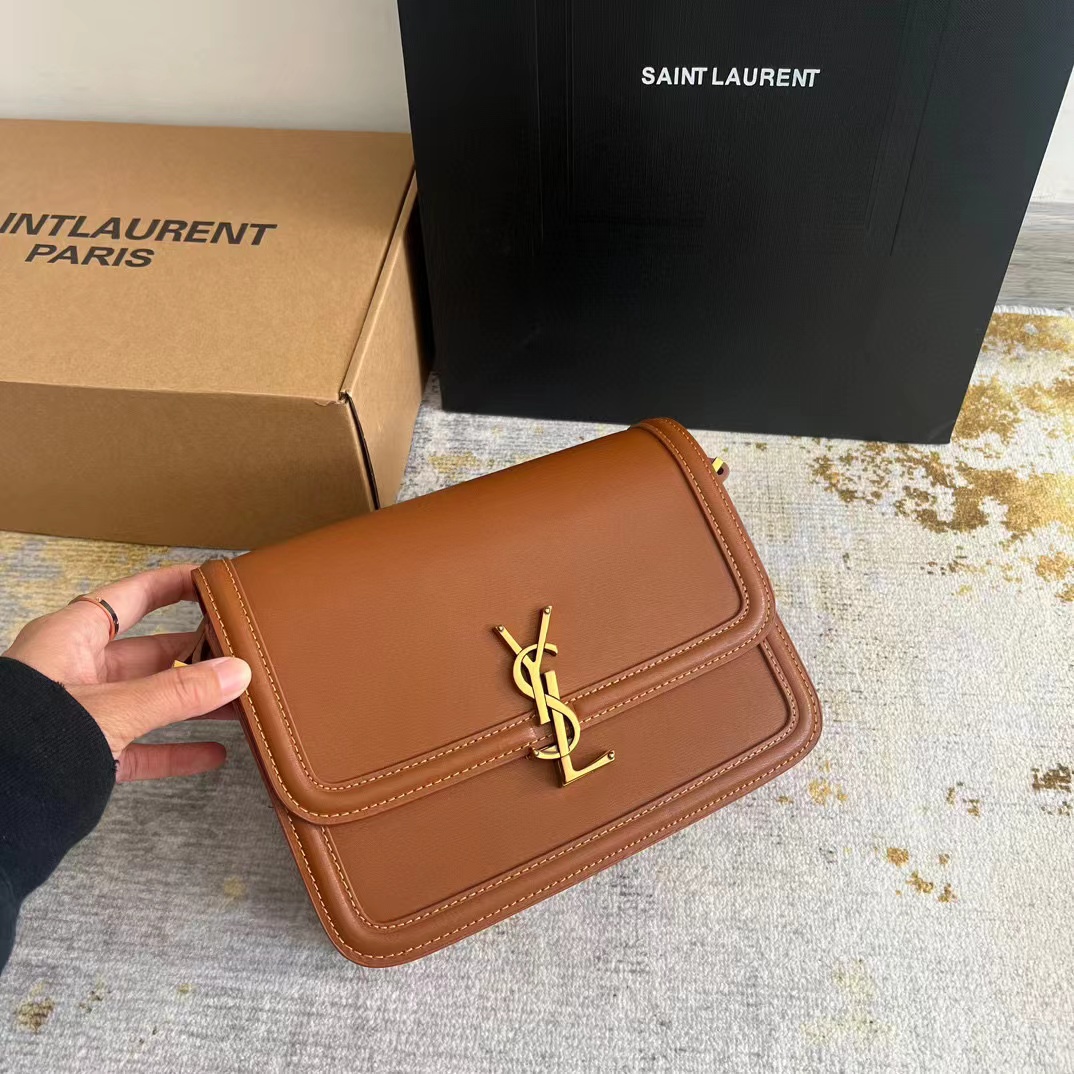 SAINT LAURENT Medium Solferino Satchel Bag