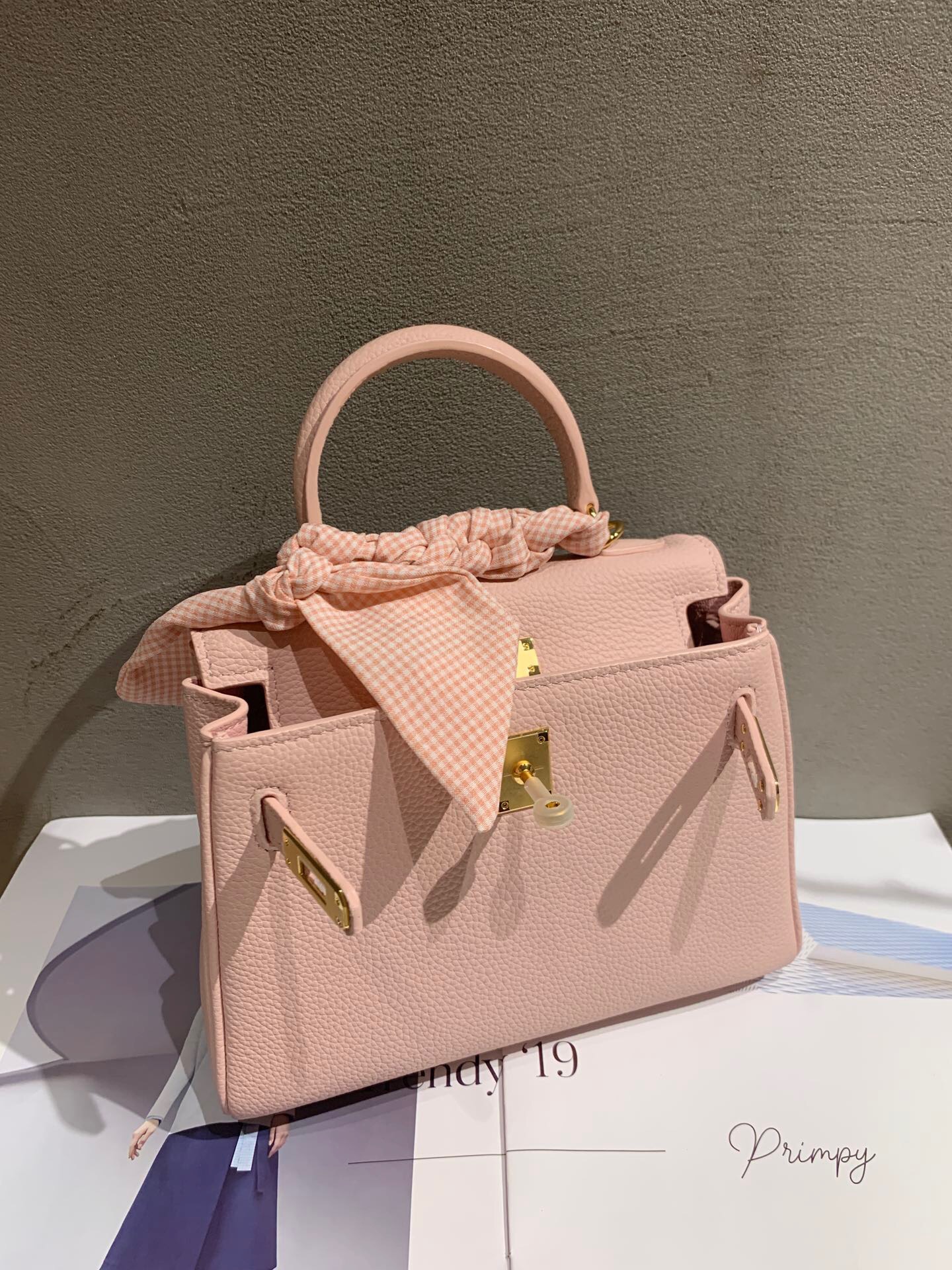 Hermes new pink kelly handbag
