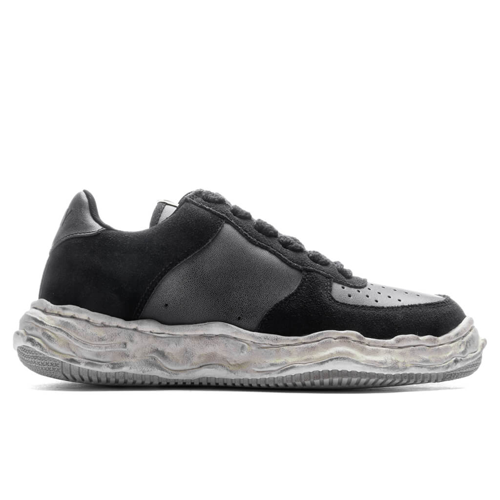 MIHARA YASUHIRO Wayne Low OG Sole Leather Sneaker - Black