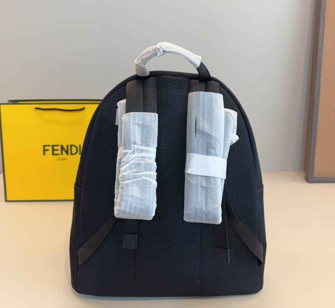 FENDI Monster Black Minimalist Backpack