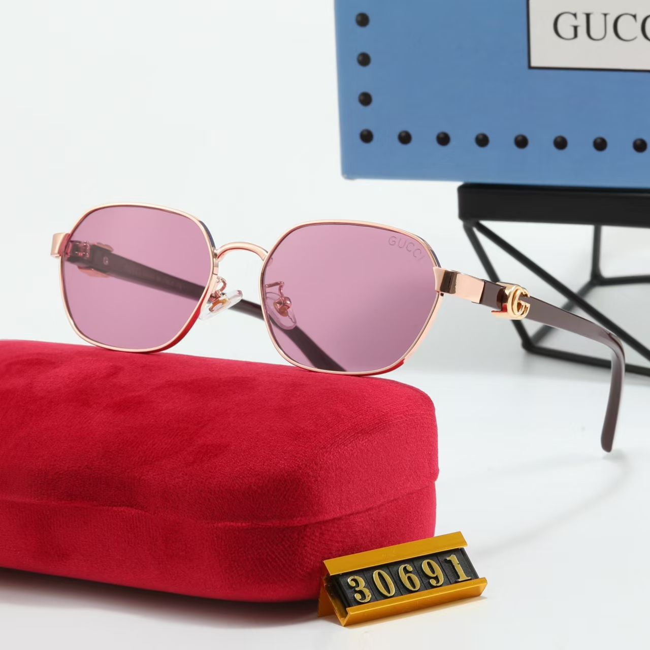 Gucci Shaped Frame Sunglasses
