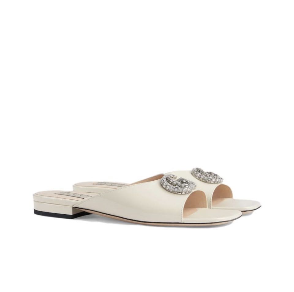 Gucci Leather Sandals Slide Sandal