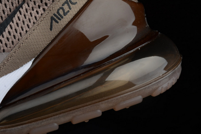 NIKE mens Air Max 270 Sepia Stone Black/ Summit White AH8050-200