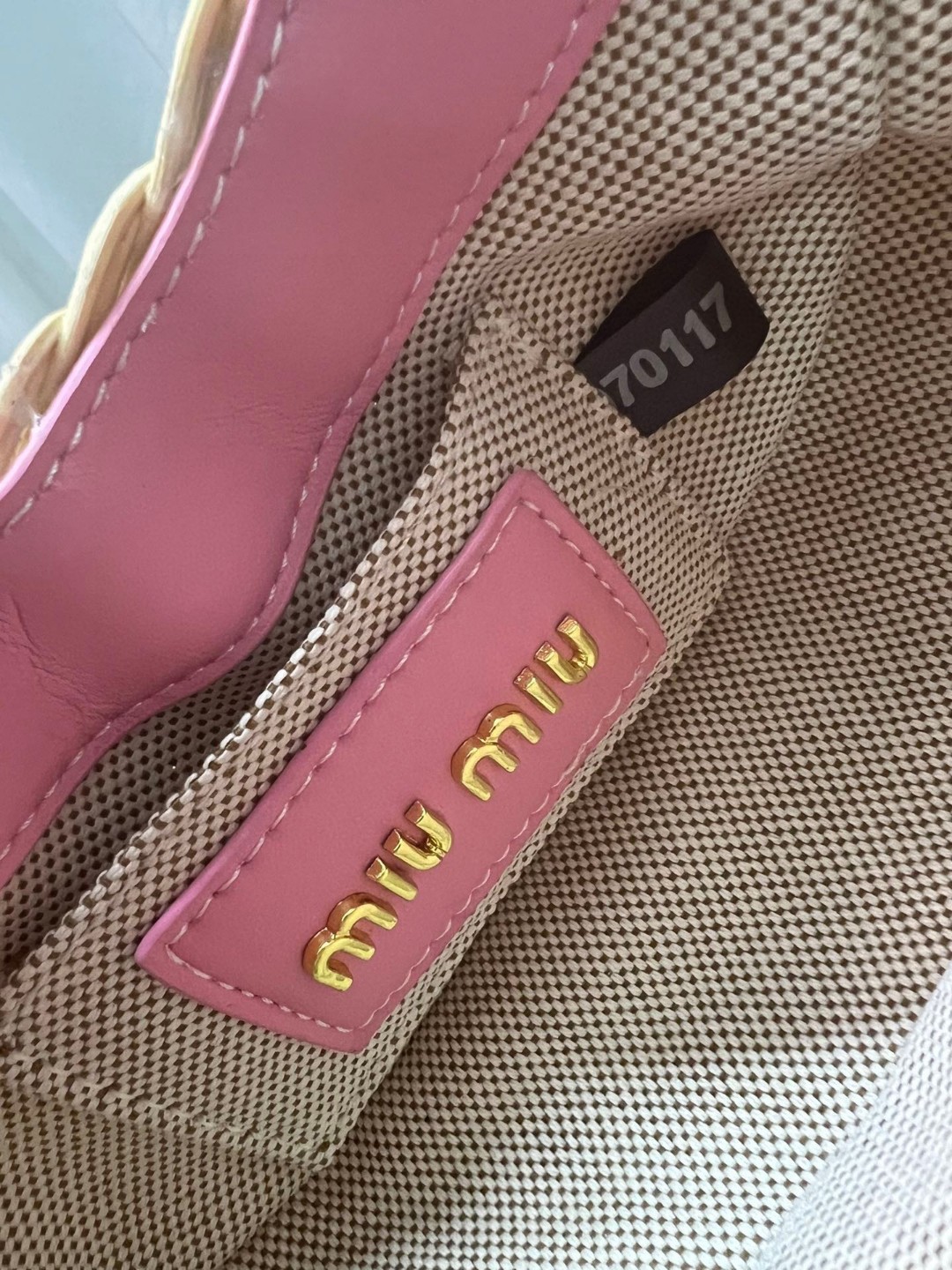 Miumiu wander bamboo underarm bag