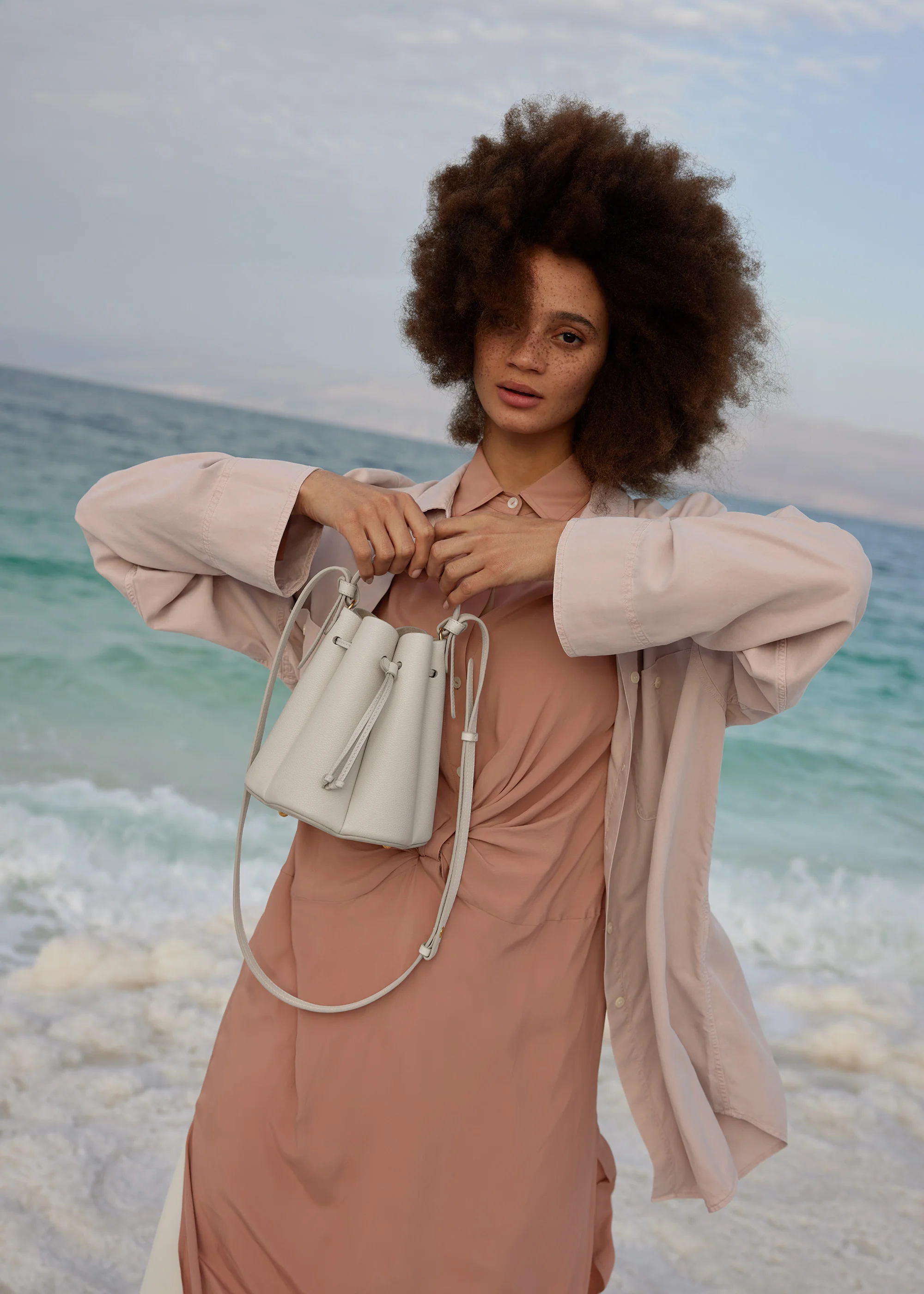 Polène Numéro Huit Mini - Textured Chalk