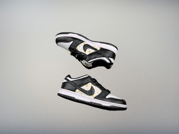 Superme x Dunk SB Low “Black Stars”