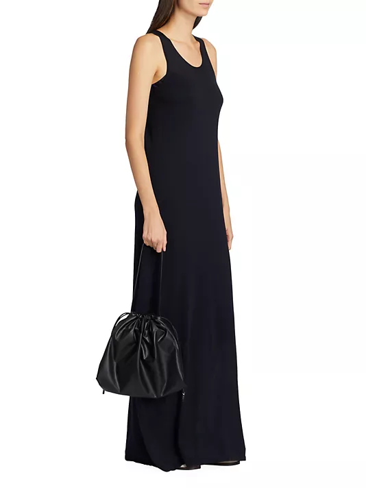 The Row  Angy Leather Hobo Bag