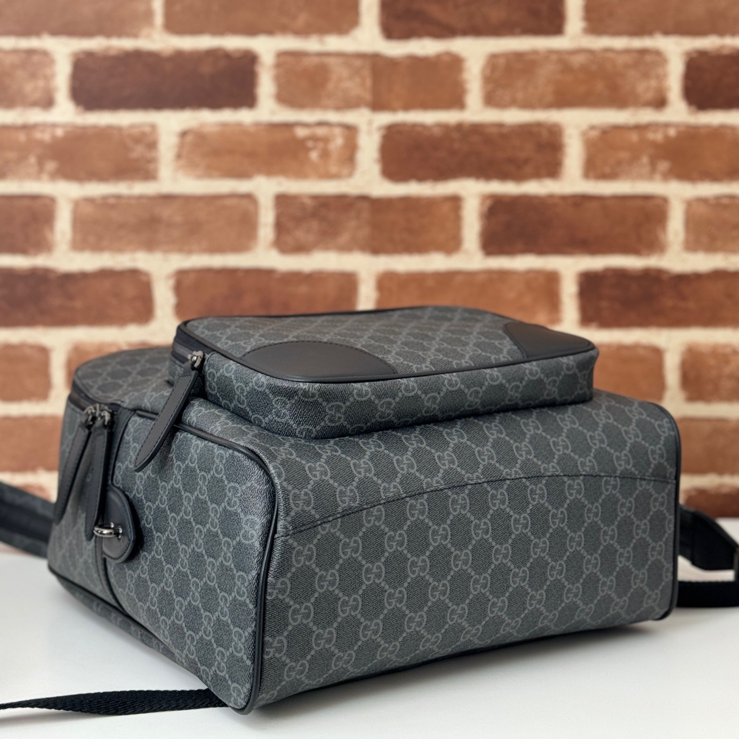 GUCCI Emblem GG medium backpack