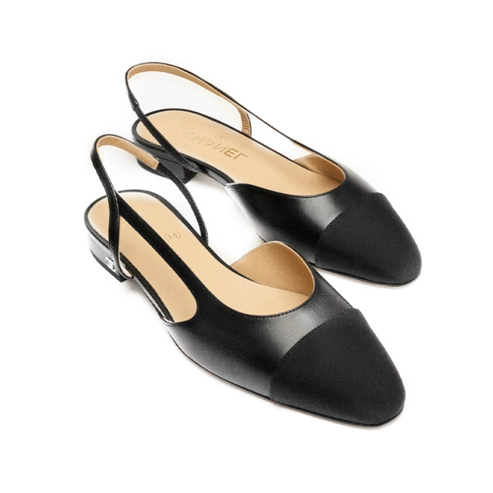 Chanel Slingbacks Black (Replica)