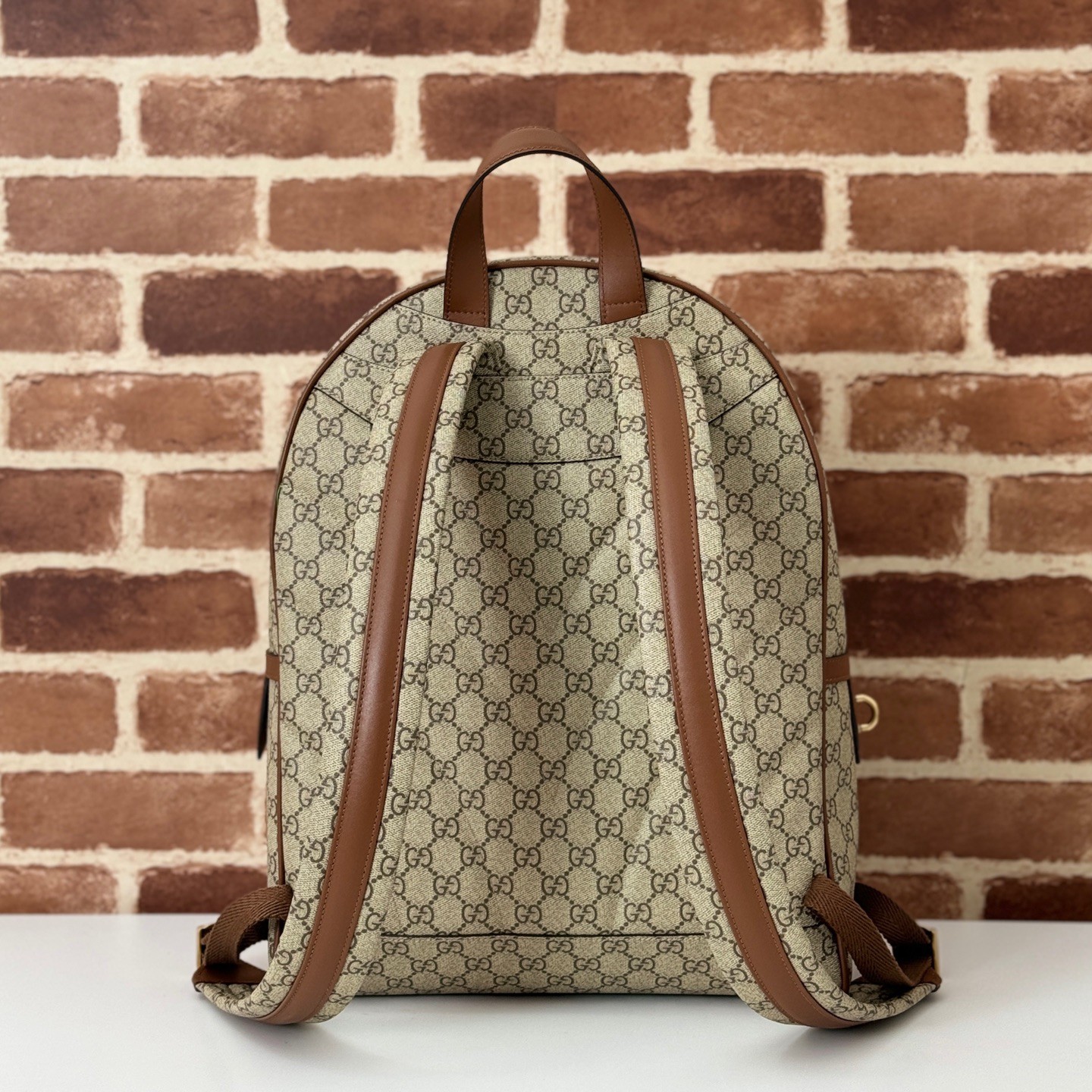GUCCI Emblem GG medium backpack