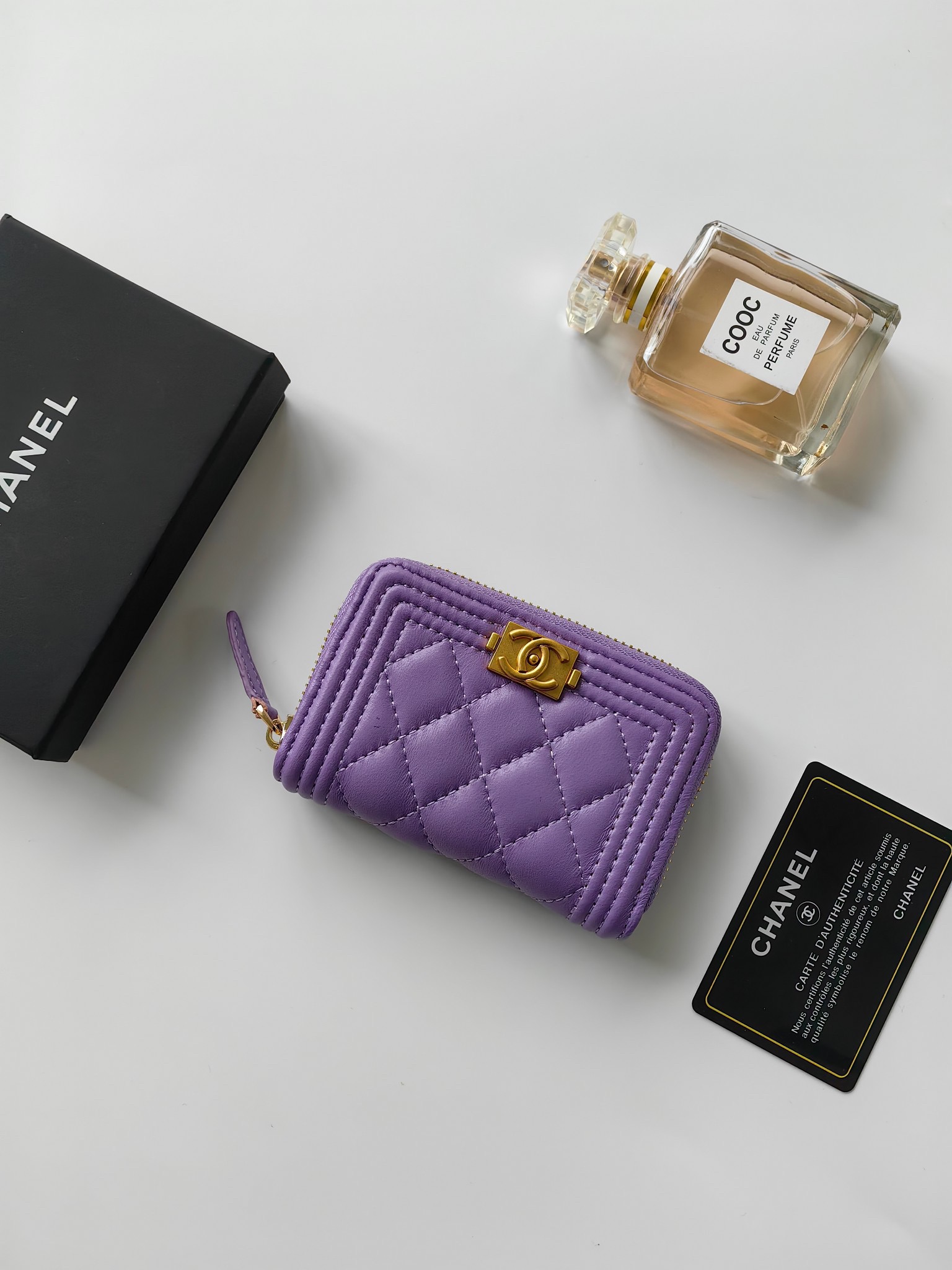 Chanel card holder coin purse