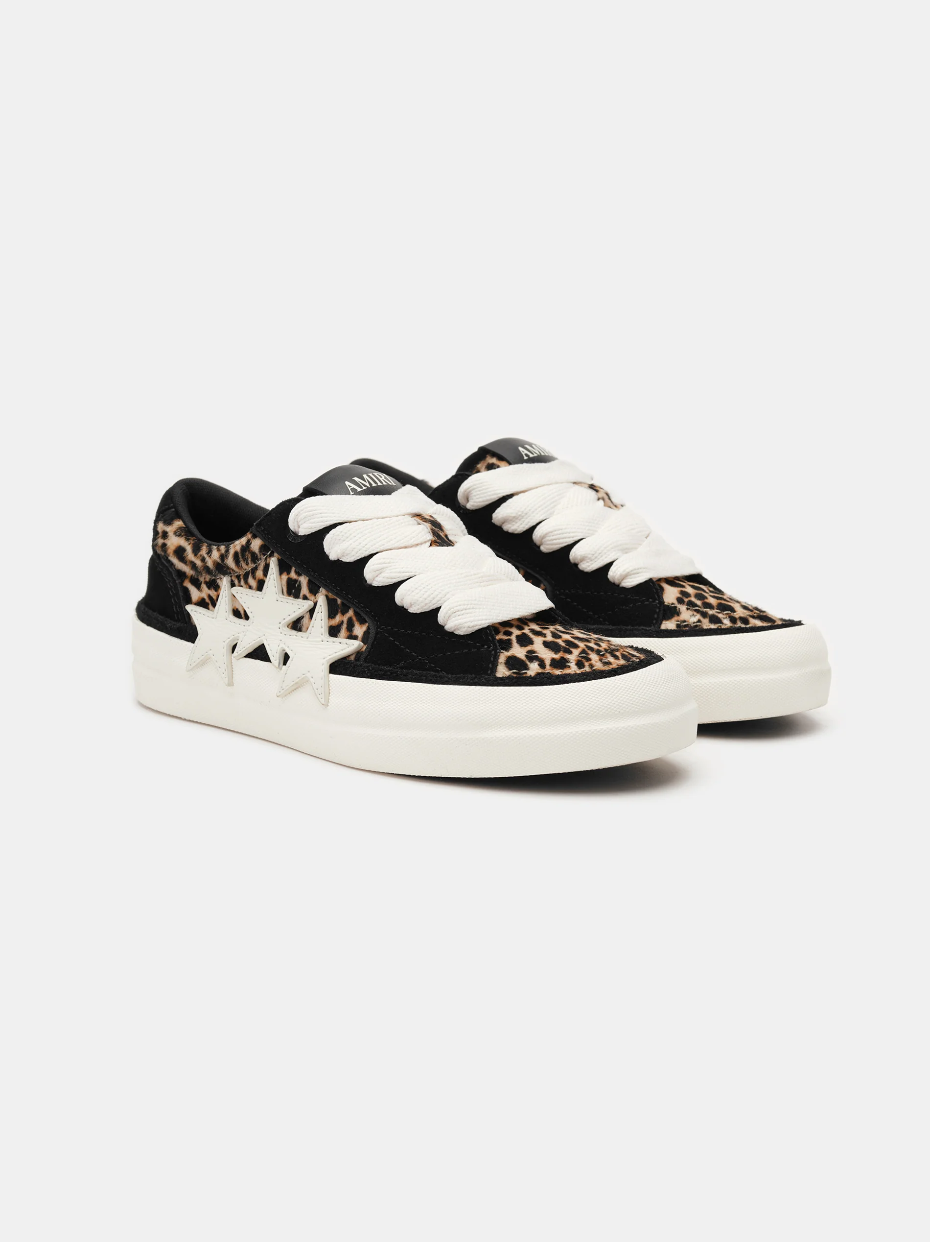 AMIRI WOMEN - WOMEN'S LEOPARD SUNSET SKATE LOW - Black