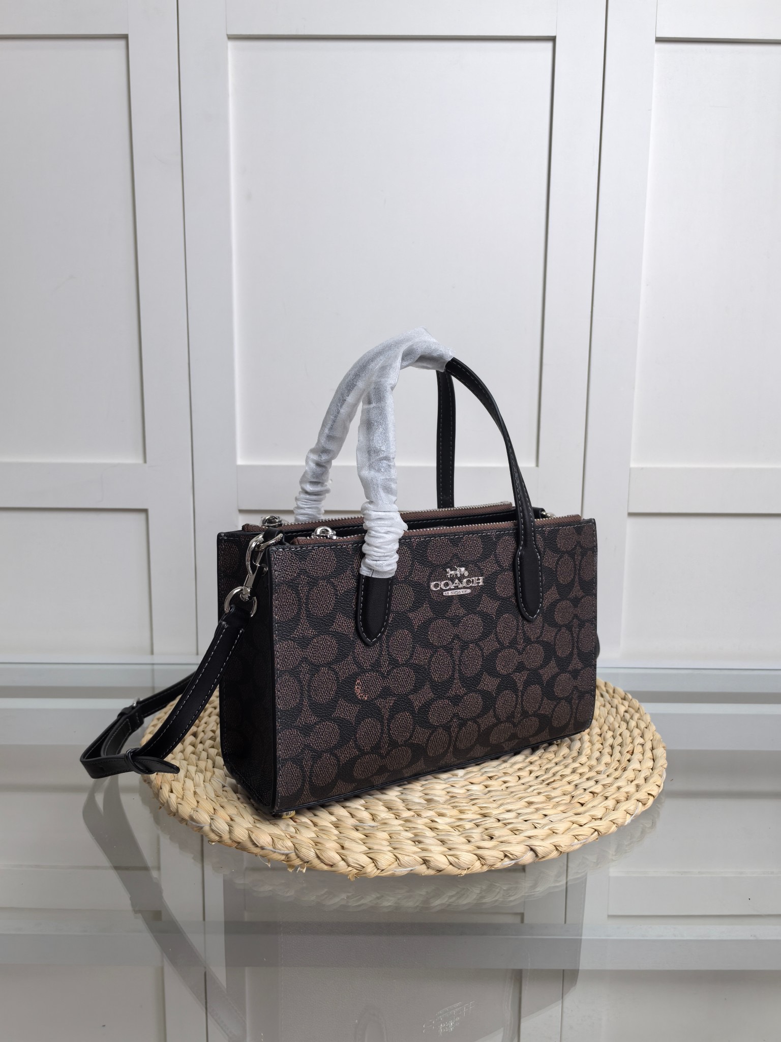 Coach Canvas Tote Crossbody Bag