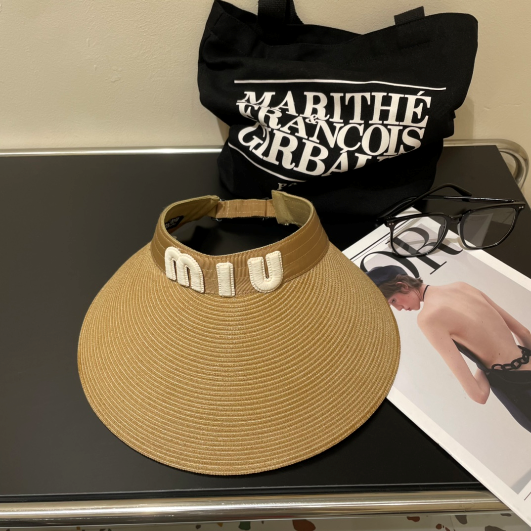 Miu Miu Empty Top Sun Hat Sunhat