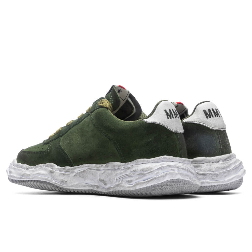 MIHARA YASUHIRO Wayne Brushed Suede Low - Green