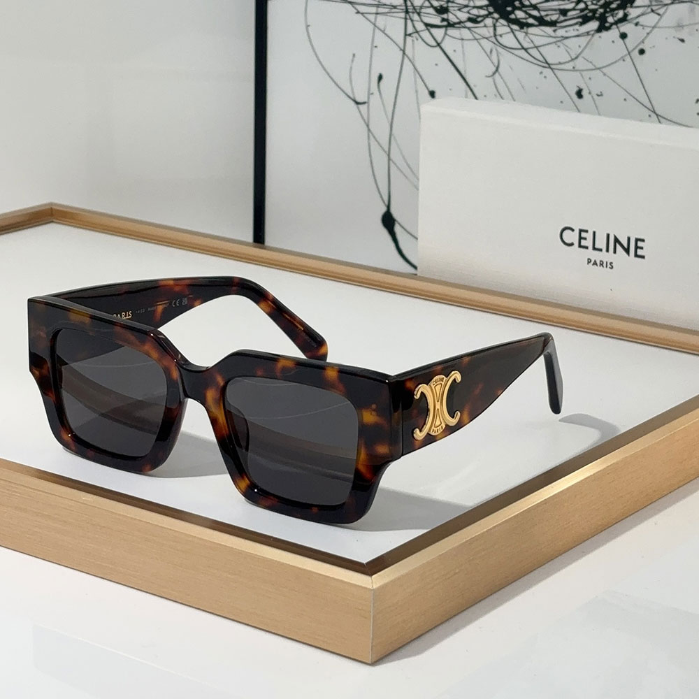 Celine Mirror leg Panel Decoration sunglasses Top quality