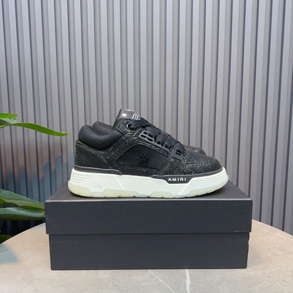 Amiri MA-1 Leather Low Top Fashion Boardshorts Sneakers Shoes