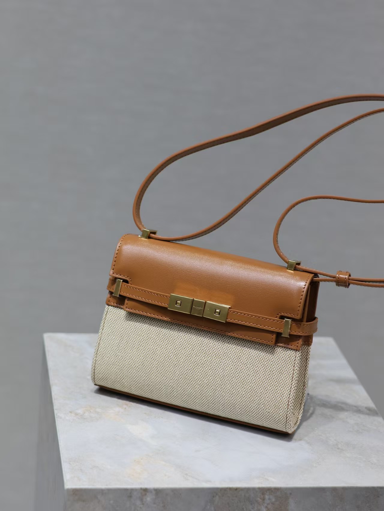 Saint Laurent YSL canvas mini crossbody bag