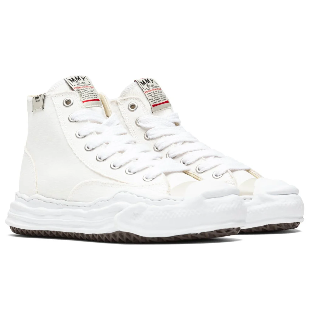 MIHARA YASUHIRO Original Sole Toe Cap Hi Sneaker - White