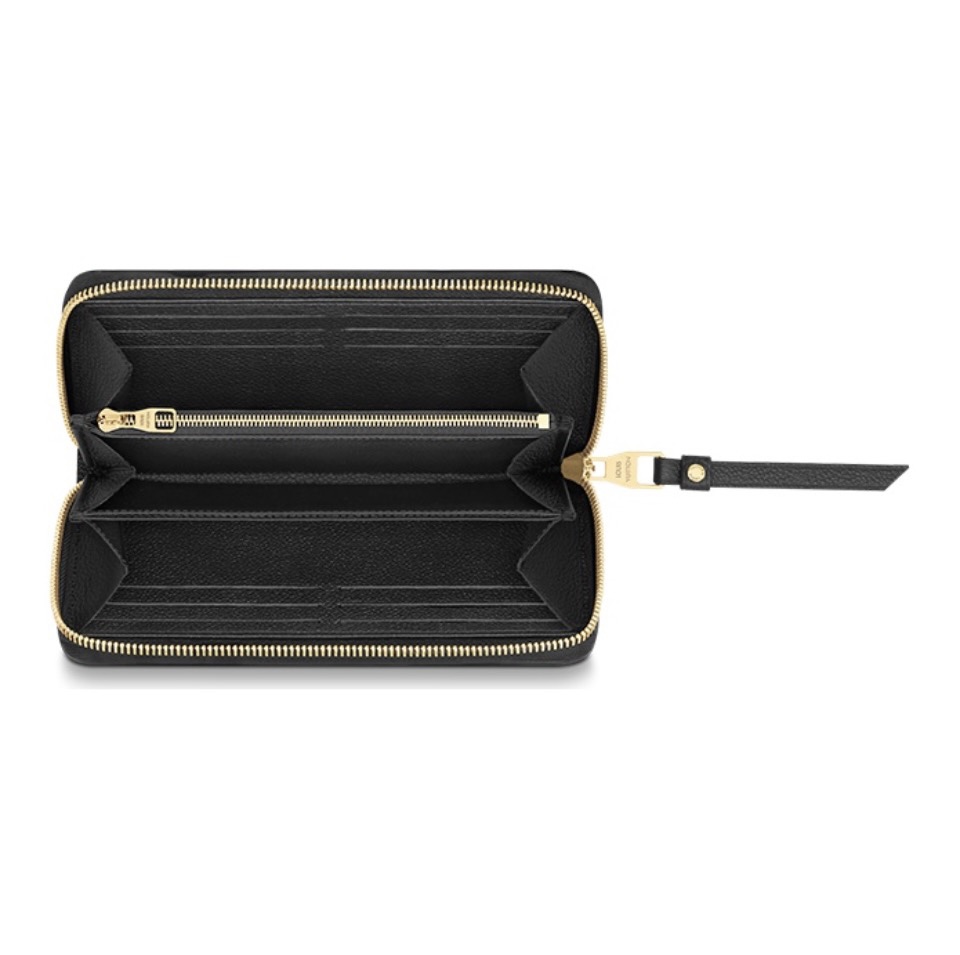 Louis Vuitton LV Zippy Embossed Cowhide Wallet