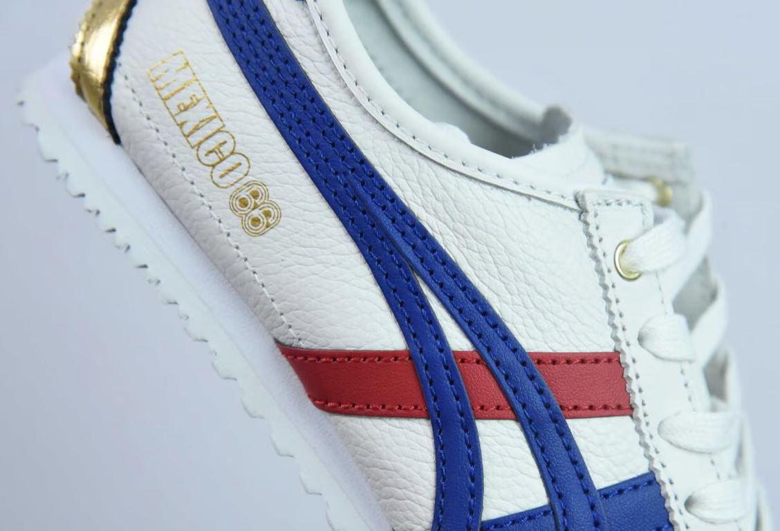 Asics Mexico 66 White Dark Blue Gold