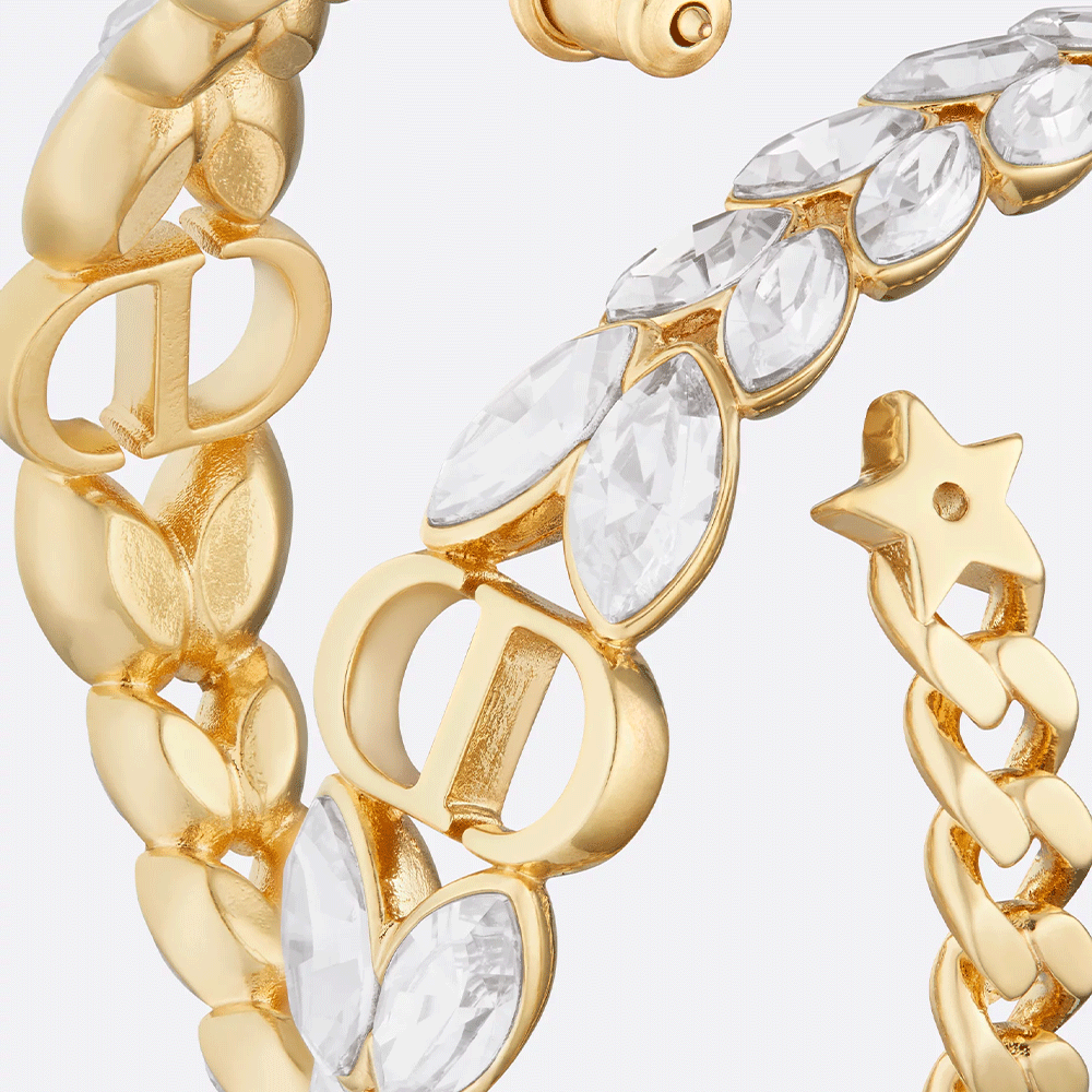 Dior Montaigne Prestige 30 hoop earrings(Replica)