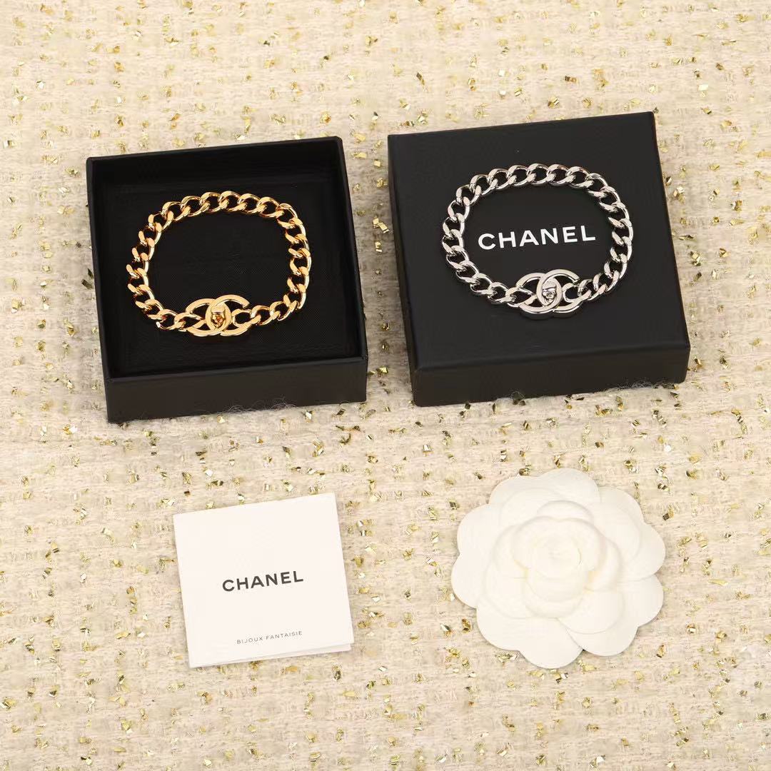 Chanel Double C Bracelet Necklace Jewelry