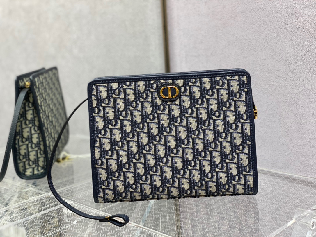 Dior 30 Montaigne Dea Pouch Oblique Jacquard