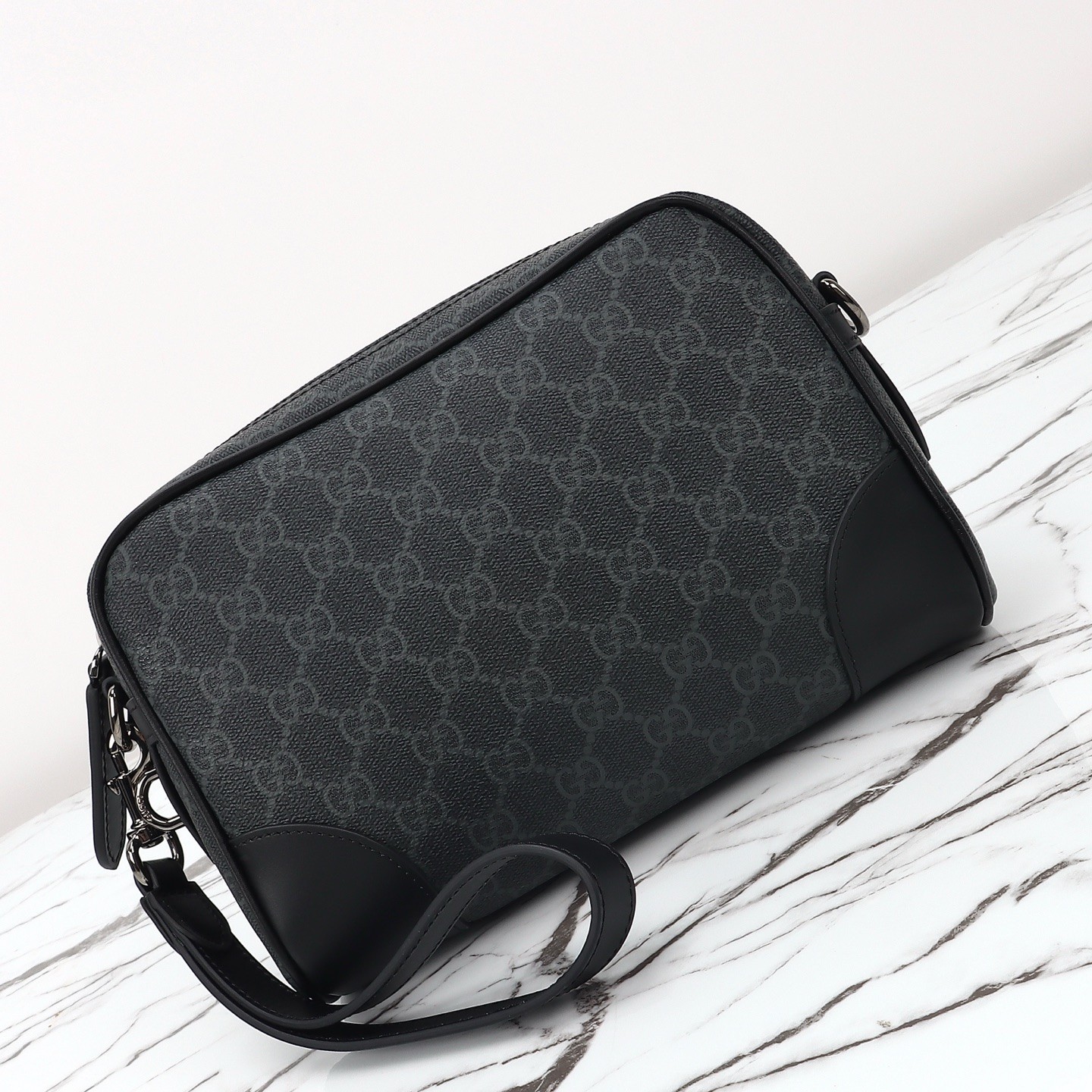 GUCCI Emblem GG small crossbody bag