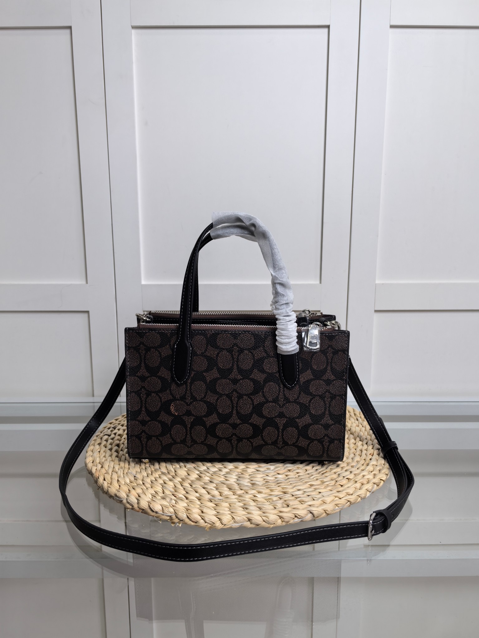 Coach Canvas Tote Crossbody Bag