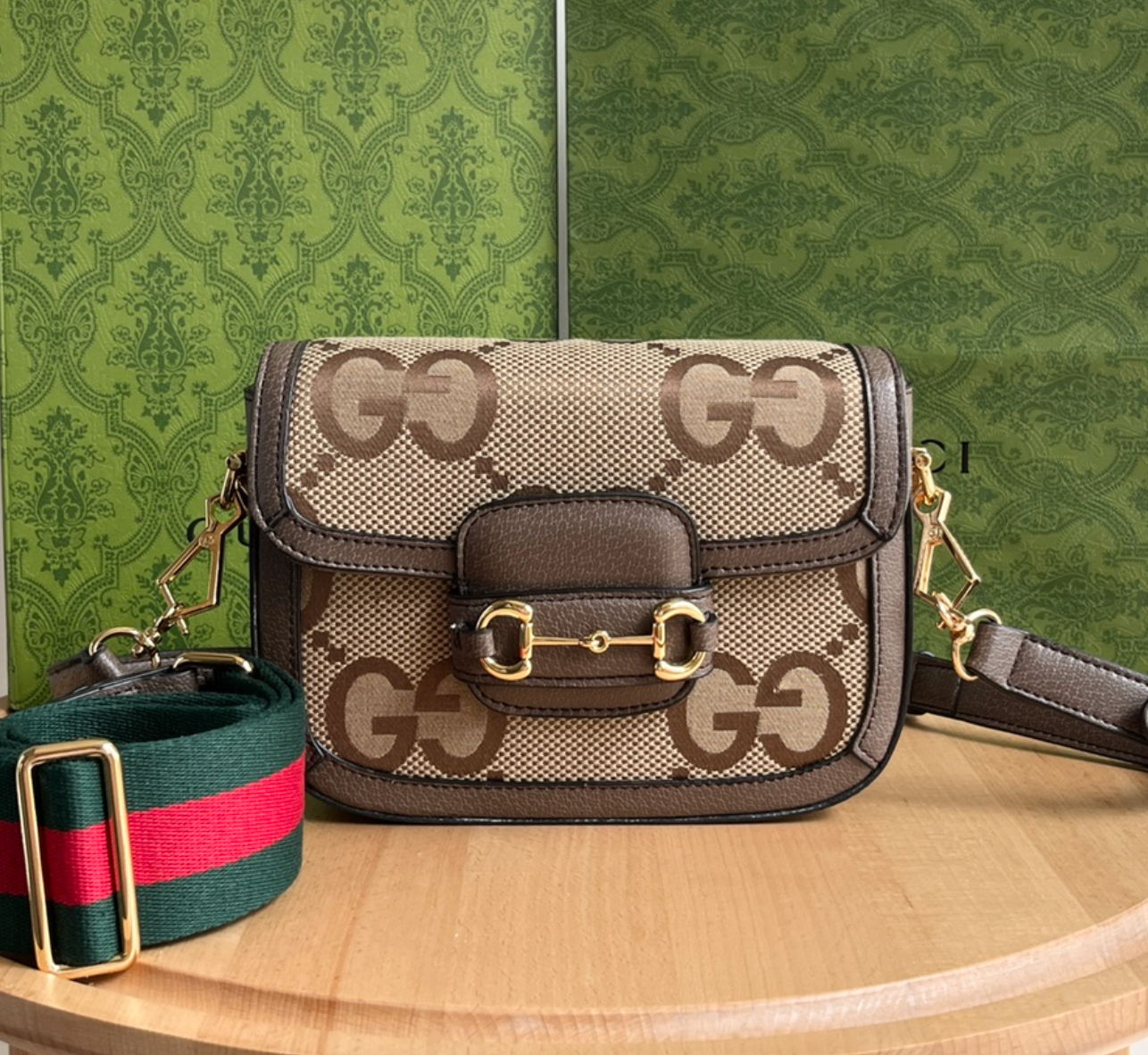 GUCCI 1955 Horsebit Shoulder Bag Mini