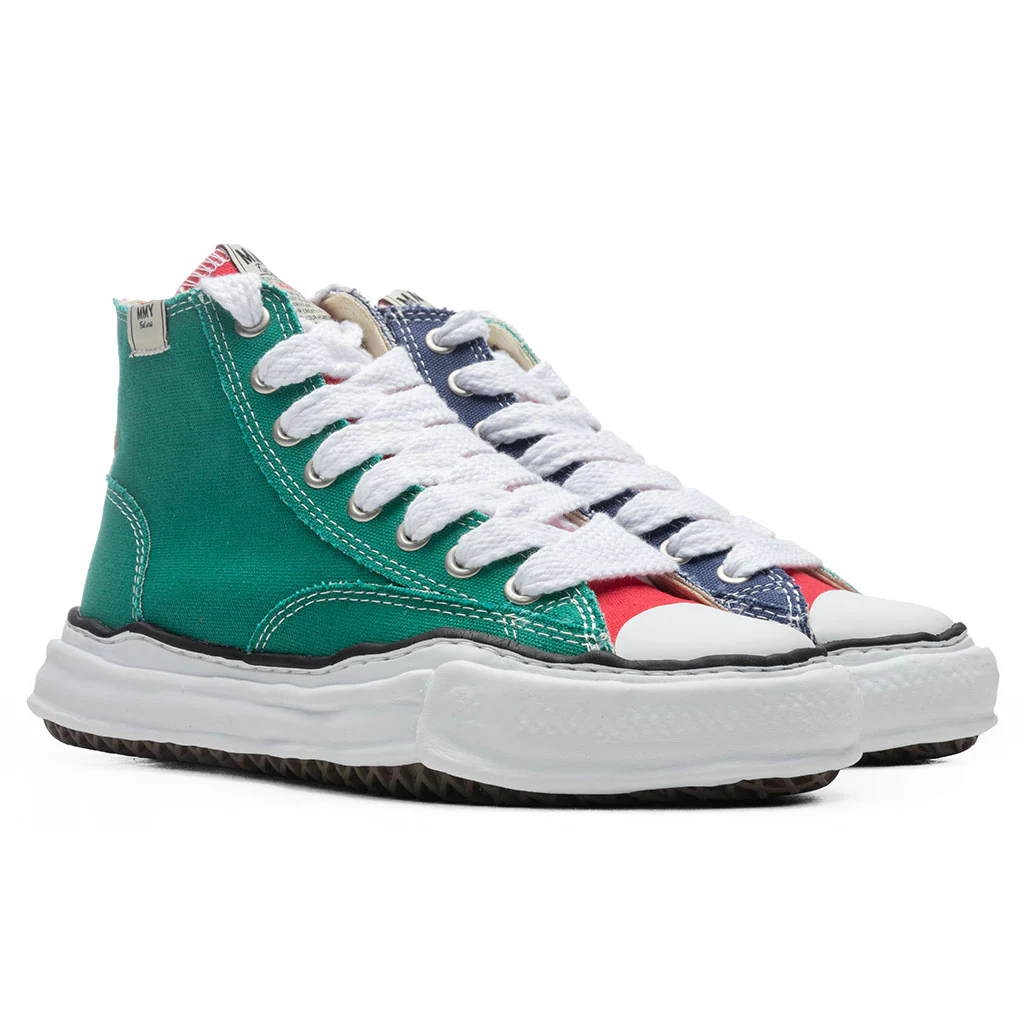 MIHARA YASUHIRO Peterson Hi OG Sole Canvas Sneakers - Green
