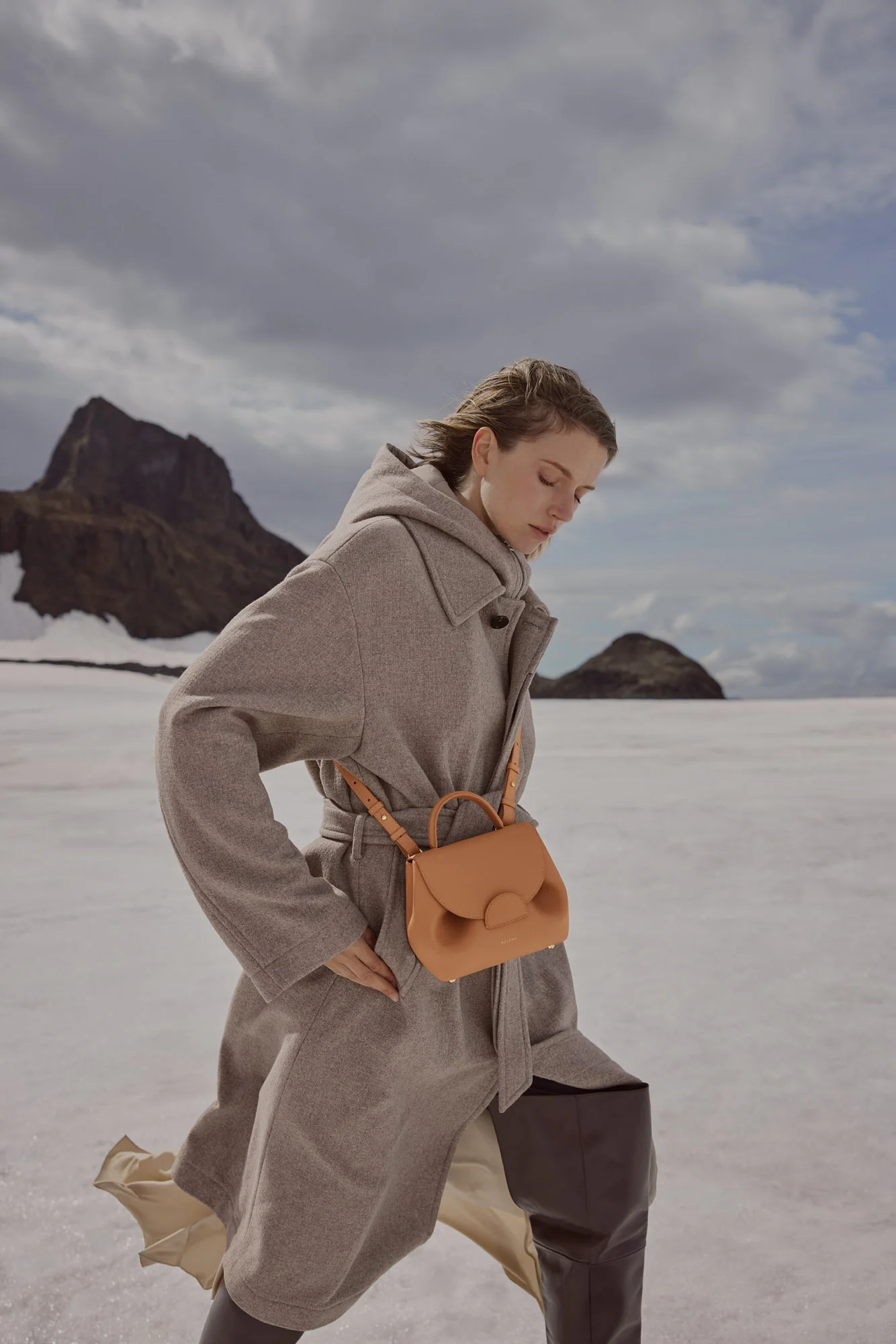 Polène Numéro Un Nano - Textured Tan