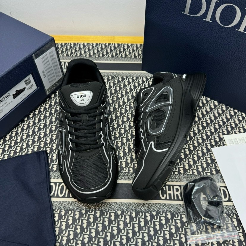Dior B30 Dad Sneakers Black color