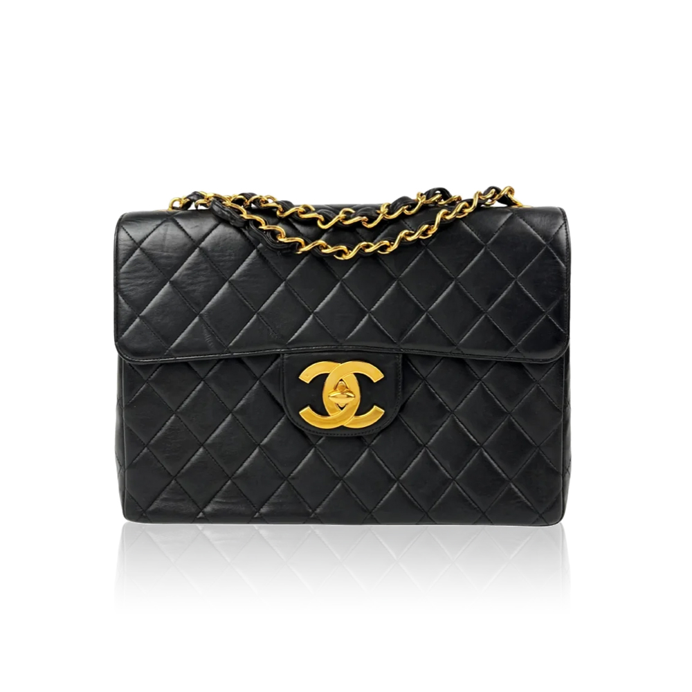 Chanel Timeless Jumbo Vintage Black Lambskin GHW