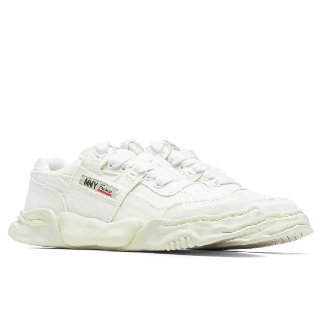 MIHARA YASUHIRO Parker Low OG Sole Canvas Sneaker Perforated - White