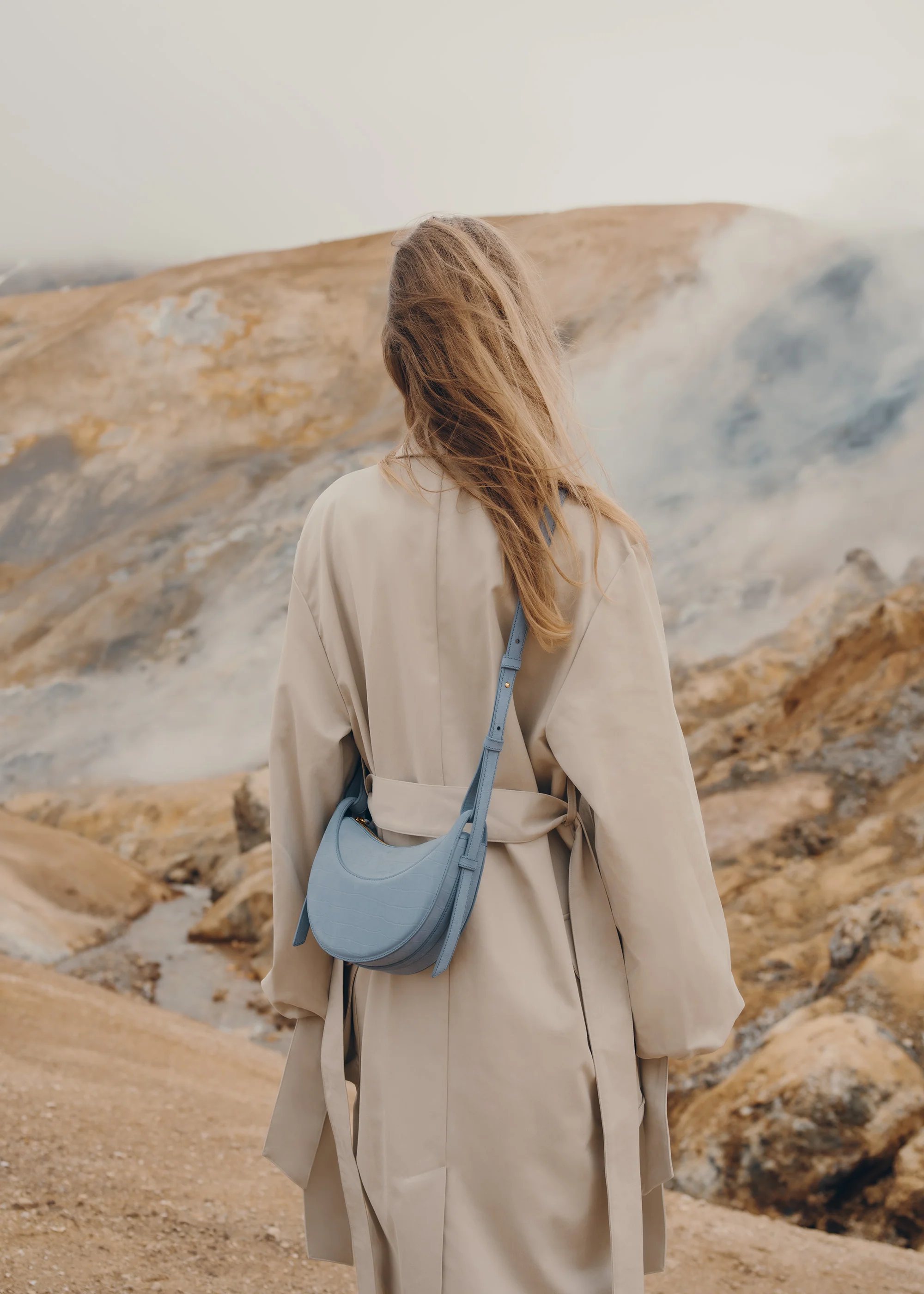 Polène Numéro Dix - Crocodile Nubuck Polar