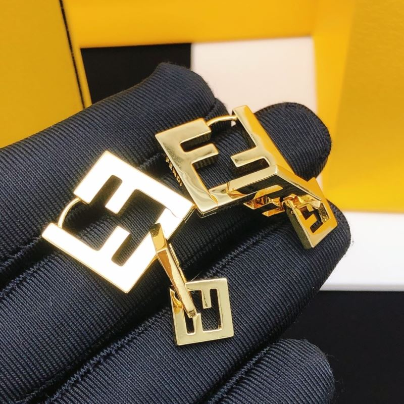 Fendi Irregular Earrings Jewelry