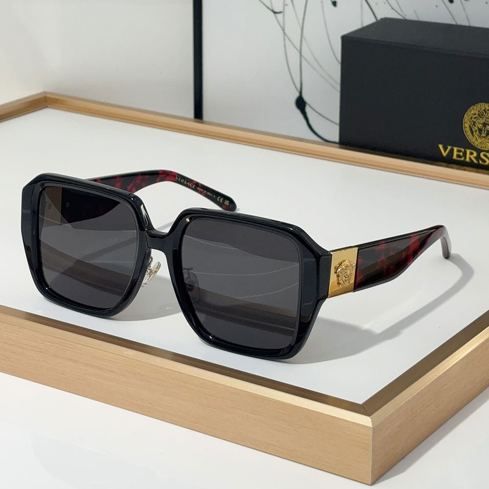 Versace  Simple Square Sunglasses Go With Everything Sunglasses Top Quality