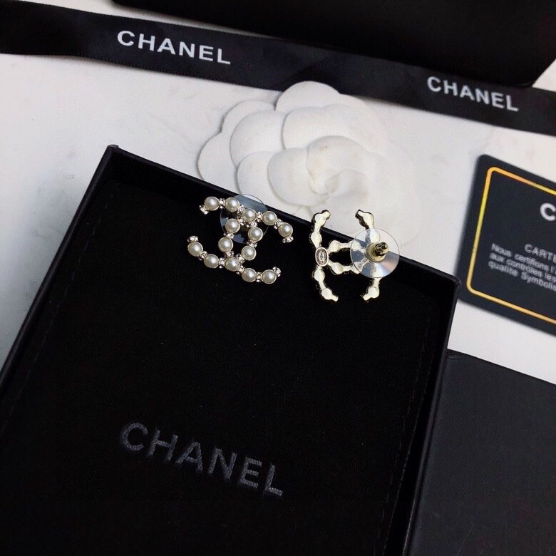 Chanel Pearl Double C Earrings Jewelry