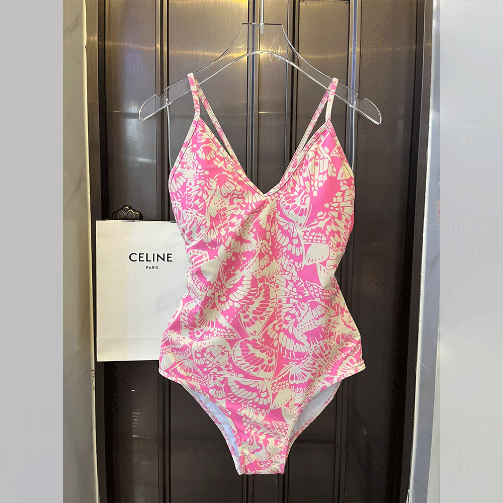 Dior Animal-print One-piece Swimsuit Swimwear