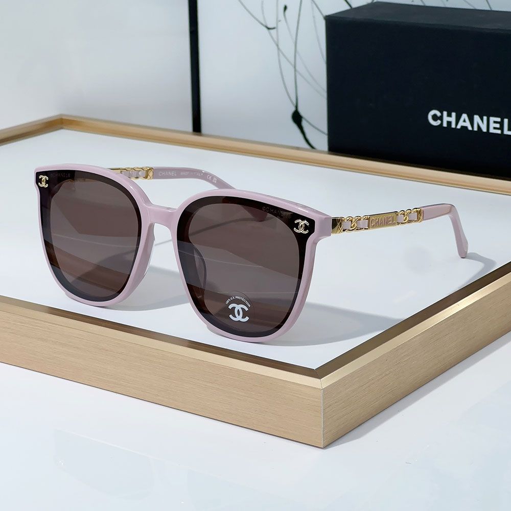 Chanel Mirror Logo Decoration Sunglasses Top quality
