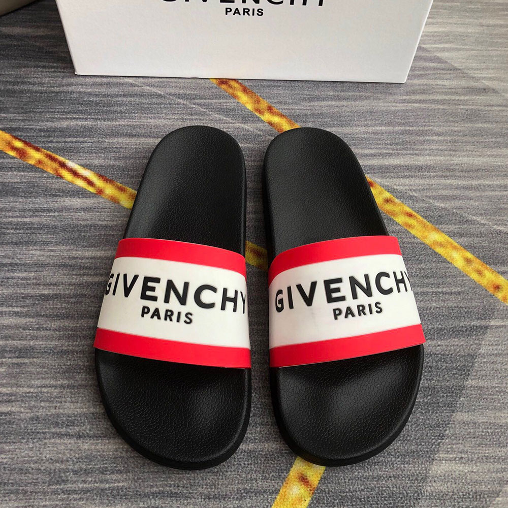Givenchy Rubber Logo flip-flops Slide Sandal