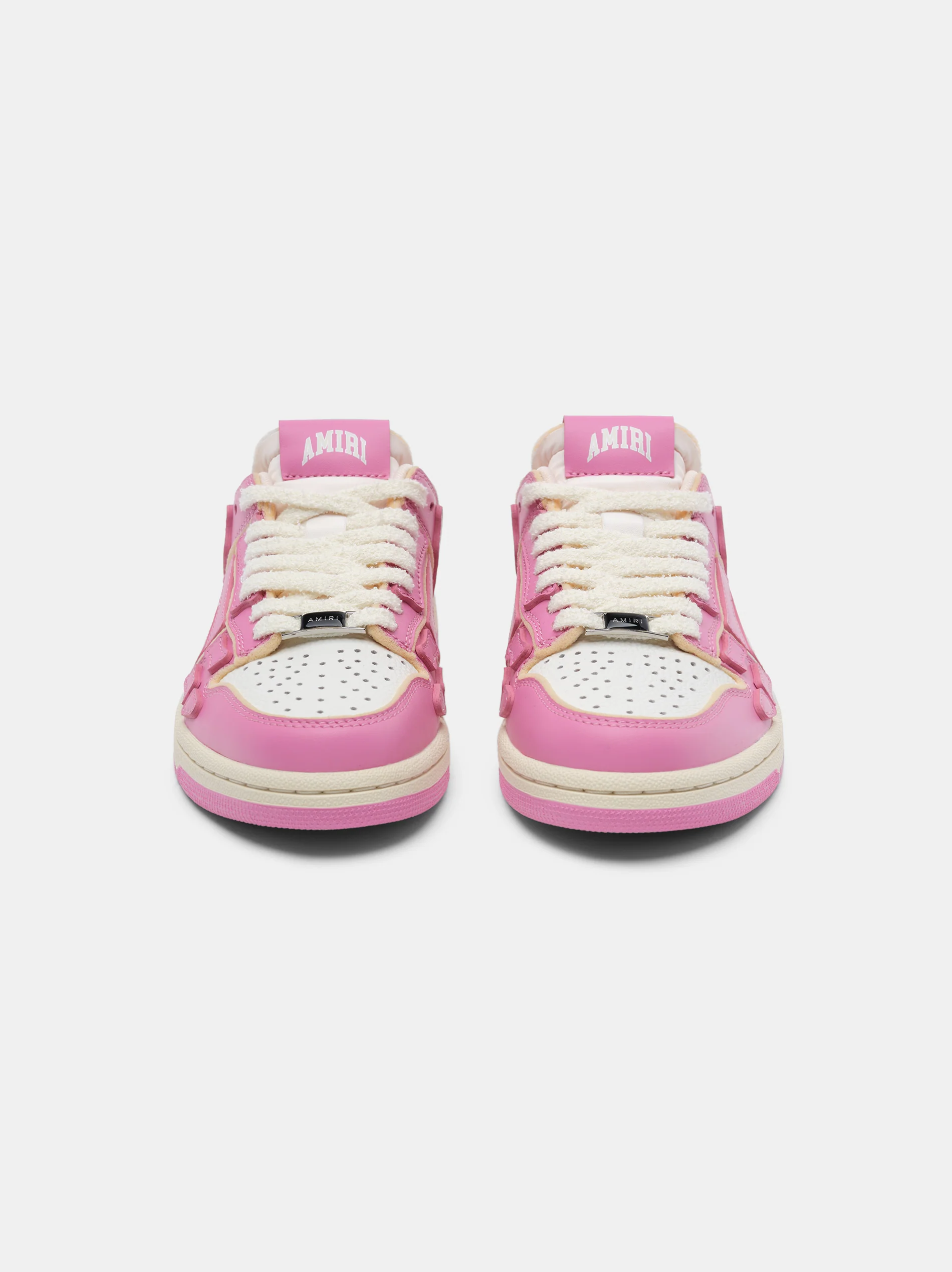 AMIRI WOMEN - WOMEN'S COLLEGIATE SKEL-TOP LOW - Fuchsia Pink White