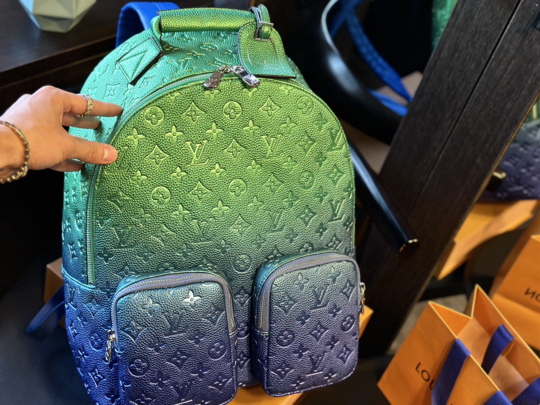 Louis Vuitton neon gradient backpack