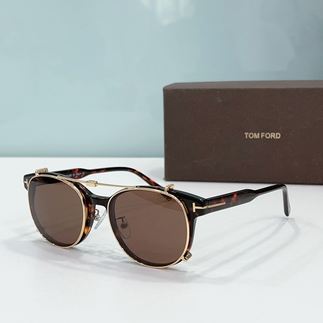 Tom Ford Round Metal Frame Sunglasses Top Quality