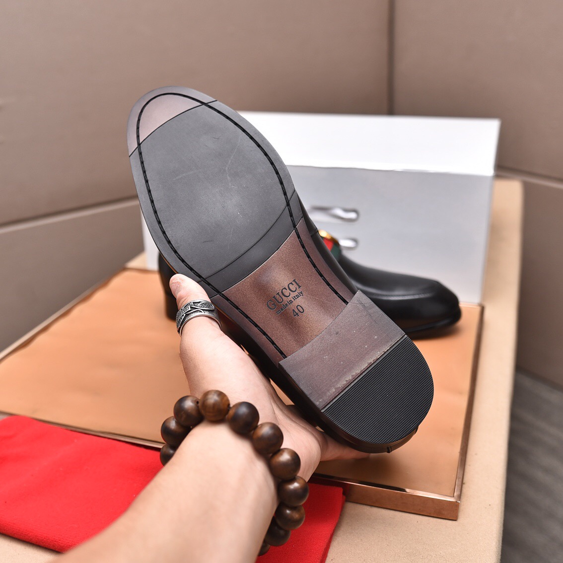 Gucci casual leather shoes