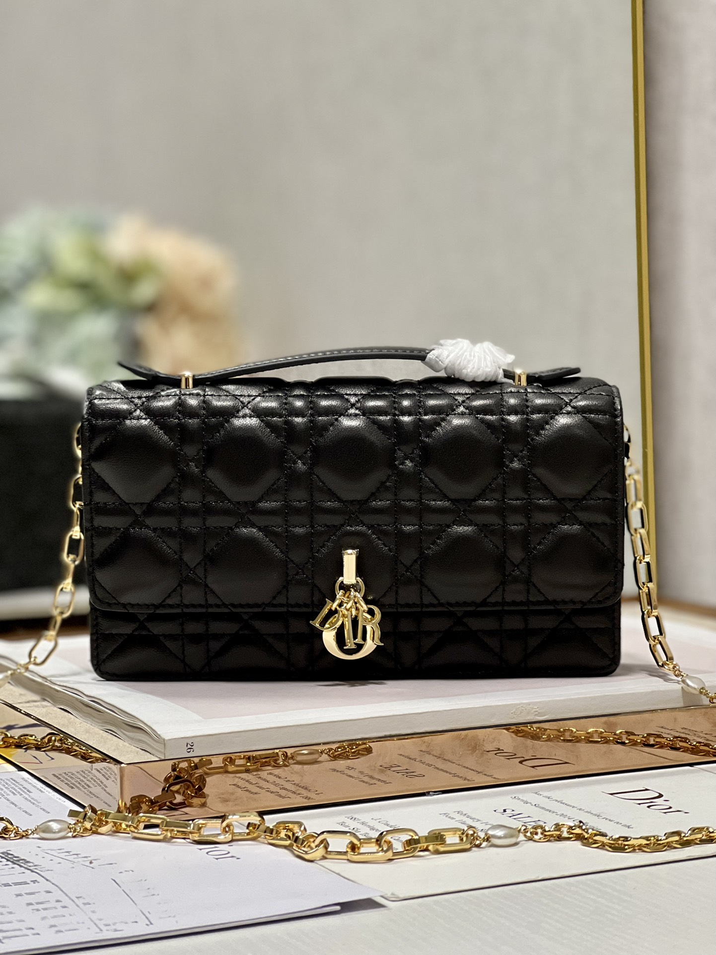 Dior Miss Mini Bag Black Cannage Lambskin S0980ONMJ_M900