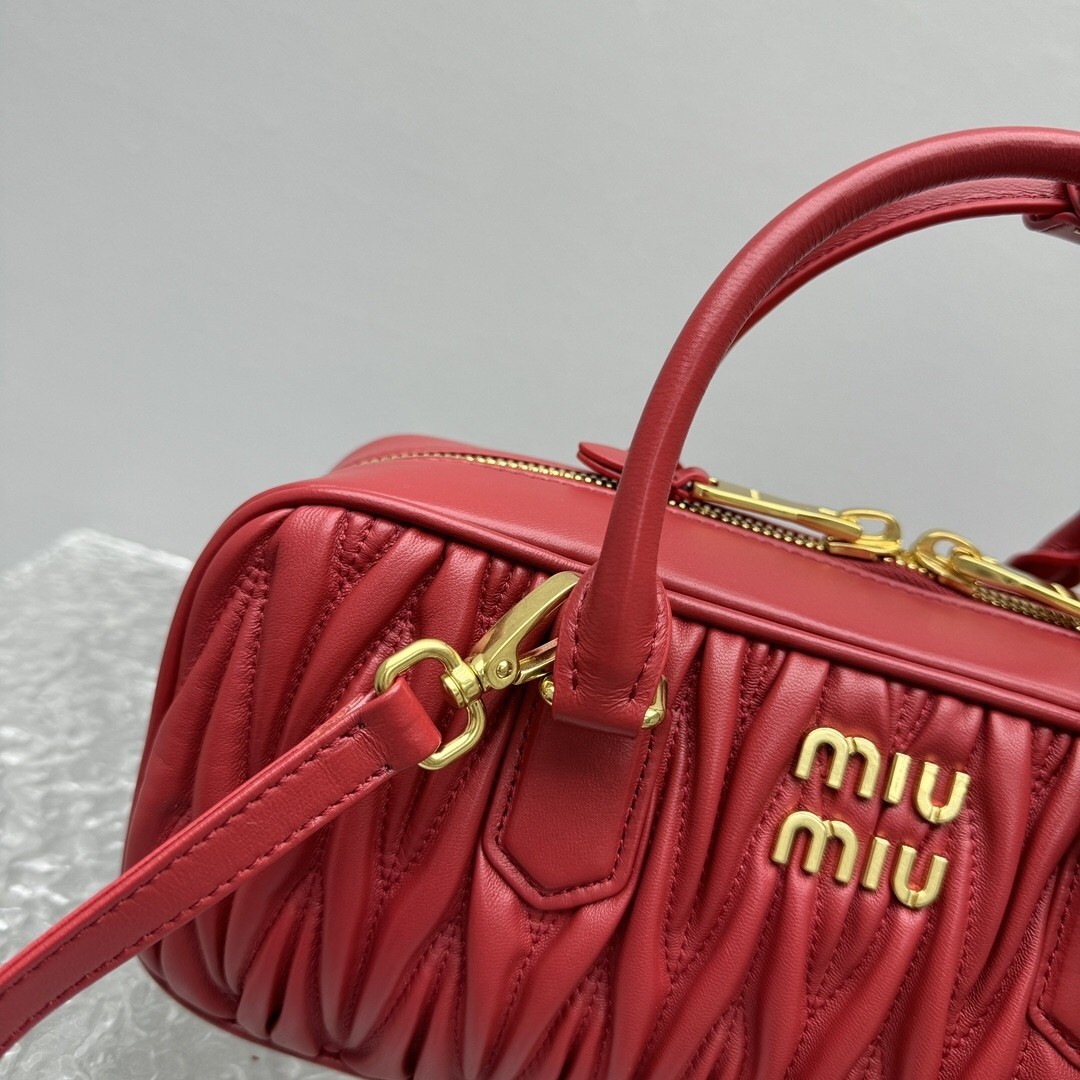 MiuMiu arcadie matelassé nappa leather bag