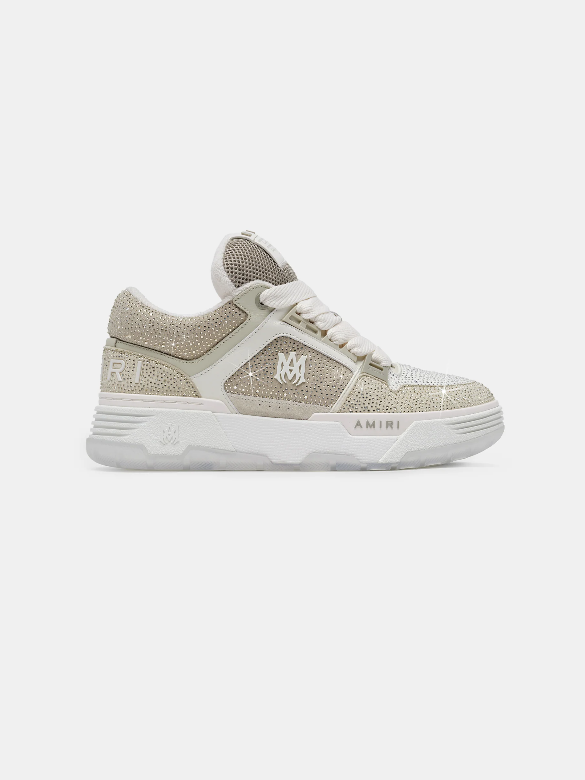 AMIRI WOMEN - WOMEN'S CRYSTAL MA-1 - Alabaster